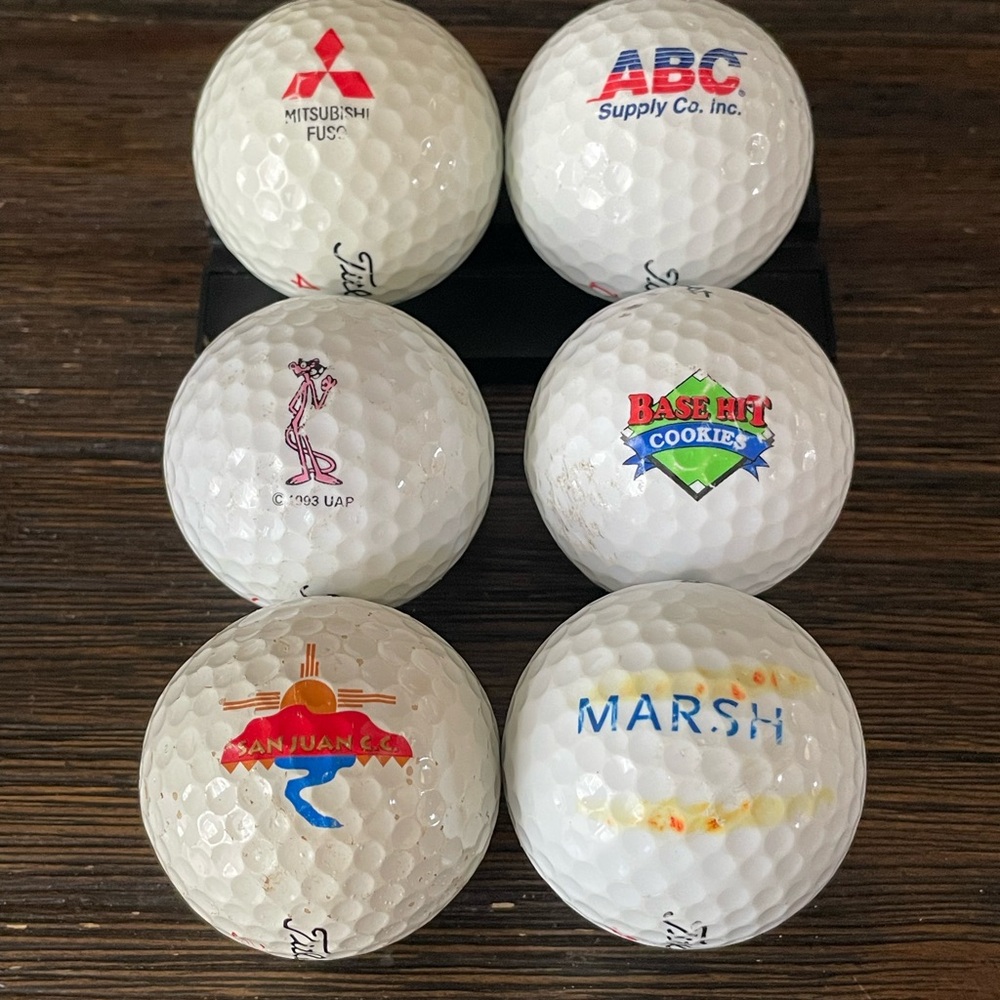 Assorted Titleist Logo Golf Balls